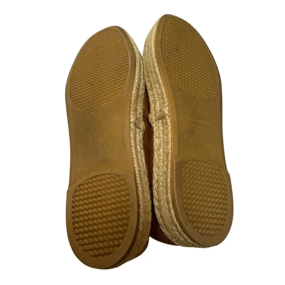Stuart Weitzman Nugal Tan Suede Flats Women's Sz. 8